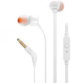 Навушники JBL T110 дротові вкладиші білі