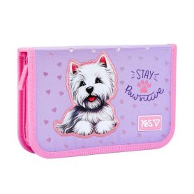 Пенал YES 1відділення, без наповнення, Pawesome 21х13х3см