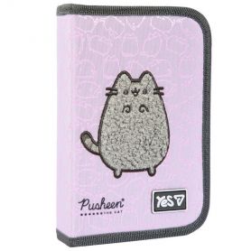 Пенал 1Вересня 1відділення, без наповнення, 2разворота, Pusheen Delicacy