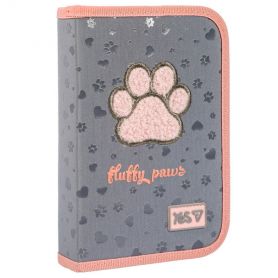 Пенал YES 1відділення, без наповнення, Cute paws 21х13х3см