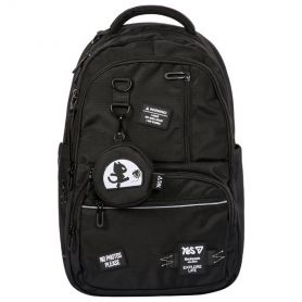 Рюкзак YES TS-50L Black Cat 2 відділення, ортопедична спинка, 7 кишень