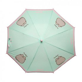 Парасолька дитяча Yes тростина, напівавтомат Pusheen